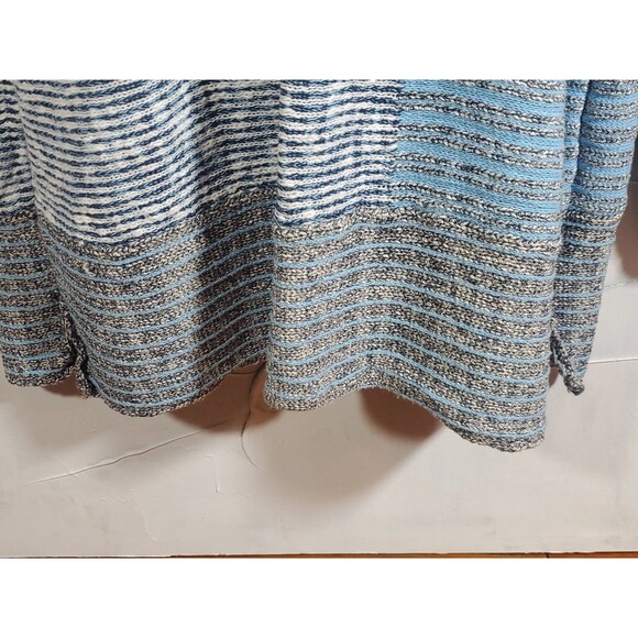 Style & Co XXL Pullover Blue Colorblock Round Neck Tunic Top Sweater Min… - Picture 7 of 10